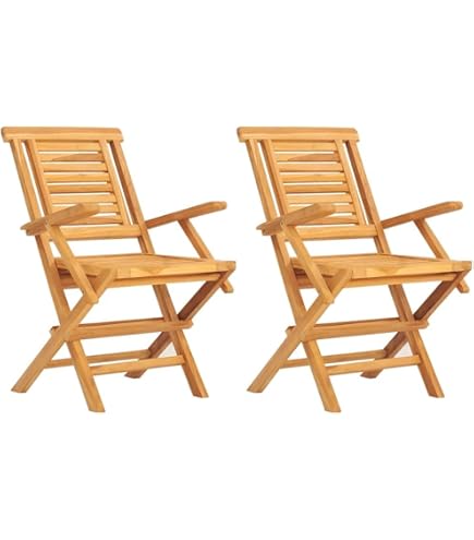 【2脚セット】天然木チーク材 折りたたみチェア ガーデン カントリー Amazon.co.jp: ガーデンチェア 2脚セット 折りたたみ チーク天然木